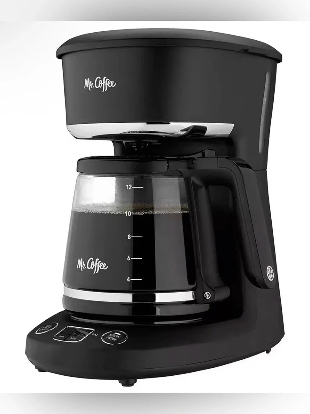 Mr. Coffee® 12-Cup Programmable Coffeemaker, Brew Now or Later
